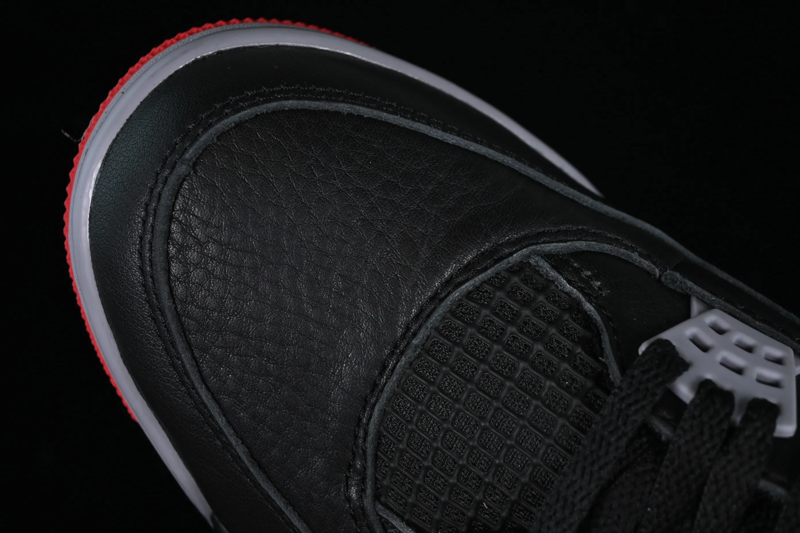 All categories Air Jordan Jordan series basketball shoes Air Jordan 4 foreign trade version Air Jordan 4 Retro "Bred Reimagined" AJ4 Joe 4 black red FV5029-006